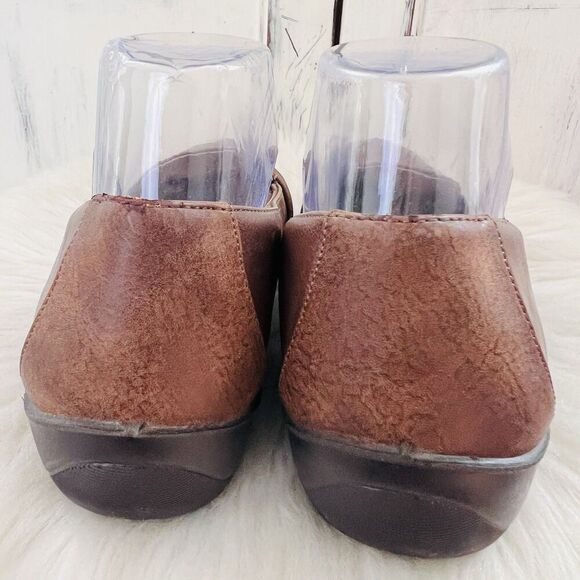 LifeStride Velocity Brown Vegan Leather Memory Foam Comfort Dress Shoes - 8M - Picture 5 of 8